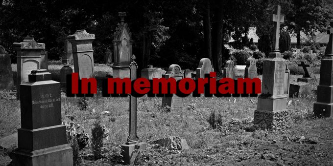 Ein Friedhof - In memoriam.